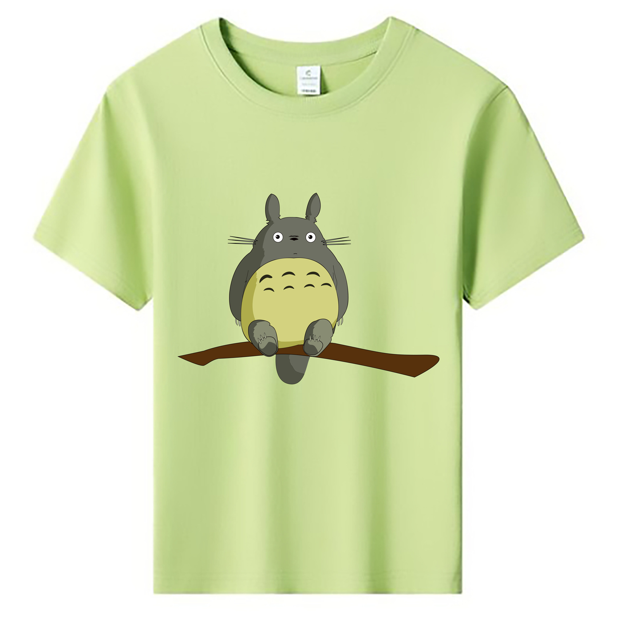（画像用） となりのトトロ 草壁メイ 草壁サツキ My Neighbor Totoro Satsuki Kusakabe Mei Kusakabe 綿100％キッズTシャツ（フロントプリント）